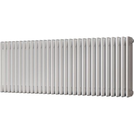 Alpha - White Column Radiator H500mm x W1340mm 4 Column - Feet Included