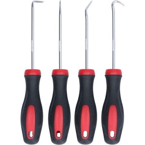 4-teiliges Ausziehhaken-Set für Präzisions-O-Ring-Öldichtungen an Kraftfahrzeugen, 150 mm (1/2)