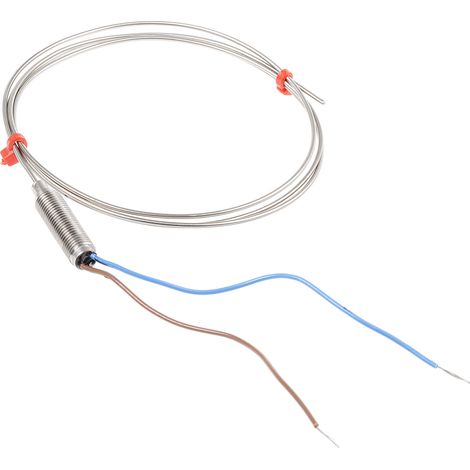 Thermocouple type K Ø 1.5mm, L 1m, +800°C max à Câble ( Prix pour 1 )