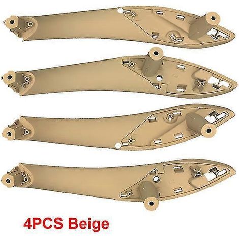 Poignées de porte intérieures de haute qualité pour BMW Série 3 (2013-2018) F30 316d, 318d, 320d et F31 320i, 325d (réf. 51417279312) - Lot de 4 poignées de porte intérieures beiges (1/5)