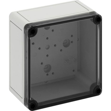 Coffret d'installation Spelsberg TK PS 1313-7-t 11100501 gris clair (RAL 7035) 130 x 130 x 75 Polycarbonate, Polystyrèn (1/3)
