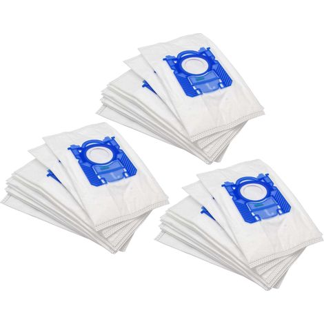 vhbw 30x Sacs compatible avec Volta U 4500 - 4595 Bolido, U 4610 - 4640, U 4610 - 4640 Control, U 5030, U 5035 aspirateur - blanc