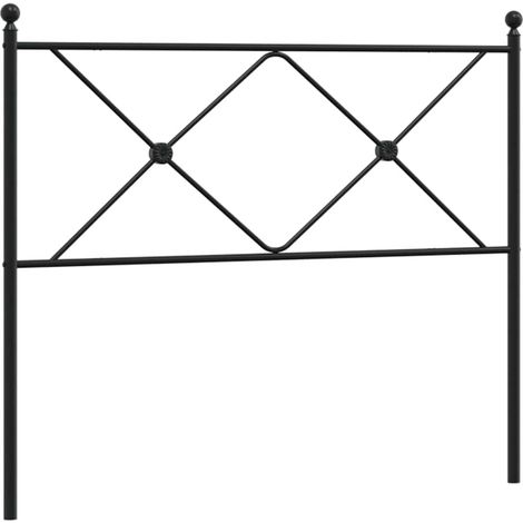 Maison Exclusive - Cabecero de repuesto de metal negro 100 cm