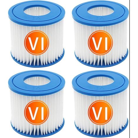 Filtres de Cartouche de Spa Cartouche de Filtre de Rechange Taille VI Compatible avec VI Miami, Vegas, Palm Springs, Paris Monaco (1/5)