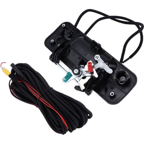 Poignée de hayon avec caméra et serrure 690900C051, compatible Toyota Tundra 2007-2013, pièce de rechange, poignée arrière avec orifice caméra, noir, fixation facile (1/5)