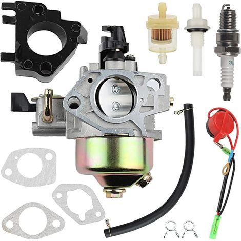 GX390 Carburetor For Honda Engine GX340 GX 390 GX420 420cc 301cc 11HP 12HP 13HP Water Pump Lawn Mower Generator Replacement Parts For Greyhound 66492 66555 LF182FD LF188FD