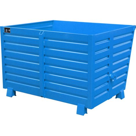 Benne d'empilage Bauer Südlohn BSK 150, peinte, bleu clair