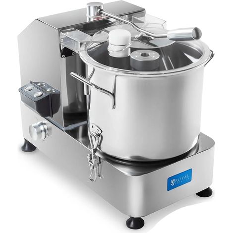 Cortador de cocina profesional 12 litros acero inoxidable plata 140008818 (1/5)