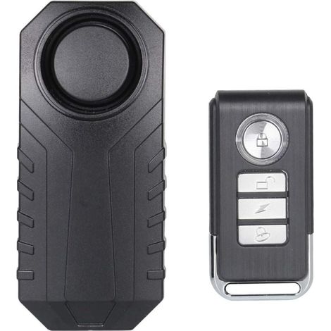 Alarme Vélo, Antivol pour Véhicules Moto Moto avec Télécommande, 113 DB Super Fort (Pack De 1) (1/4)