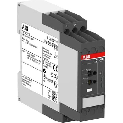 ct-Ars.11S Relais Temporisés True OFF-Delay 1C/O 24-240VAC/DC 1SVR730120R3100 ABB 273012031