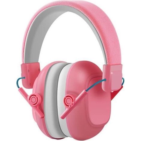 Geräuschunterdrückende Kopfhörer,verstellbare geräuschunterdrückende Kopfhörer für Kinder (geeignet für Kinder unter 16 Jahren),rosa (1/5)