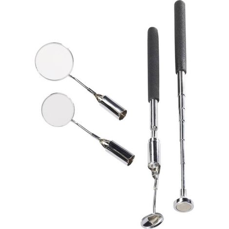 [NEUWERTIG] B-Ware TOOLCRAFT Inspektionsspiegel-Set 5teilig mit Beleuchtung Inspektionsspiegel Set (1/2)