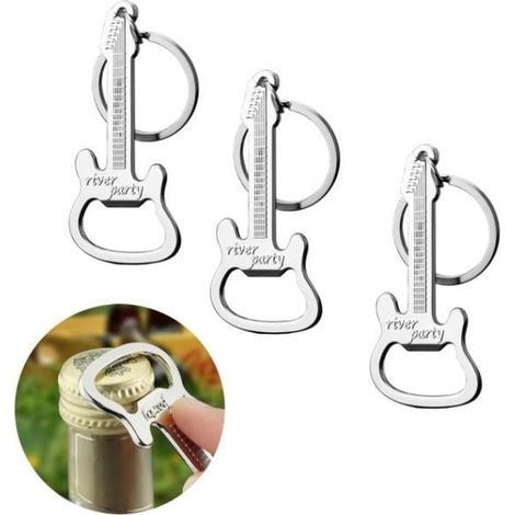 Bottle Opener - Portable Bottle Opener - 3 Pieces - Zinc Alloy - 11x3.4cm (1/4)