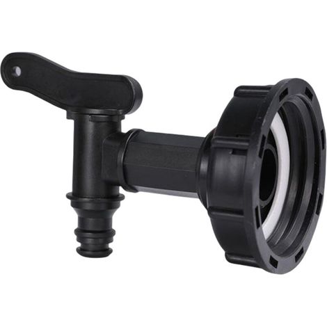 S60X6 Fitting – HDPE-Wasserhahn für 1000-Liter-Wassertank