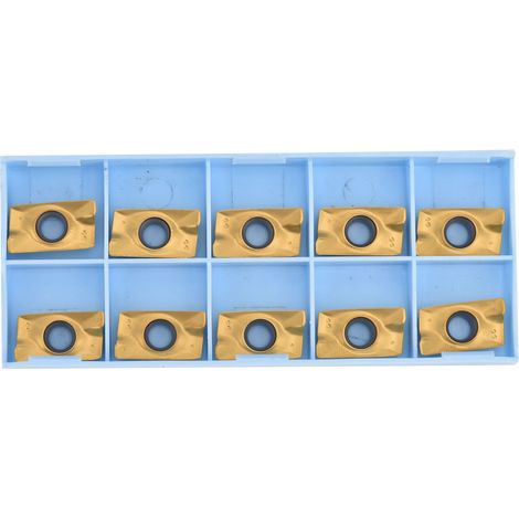 10 Fraises Carbure APMT1604PDER avec Revêtement PVD, Plaquettes de Coupe pour Métal, Lot de 10, Usinage et Découpe (1/5)