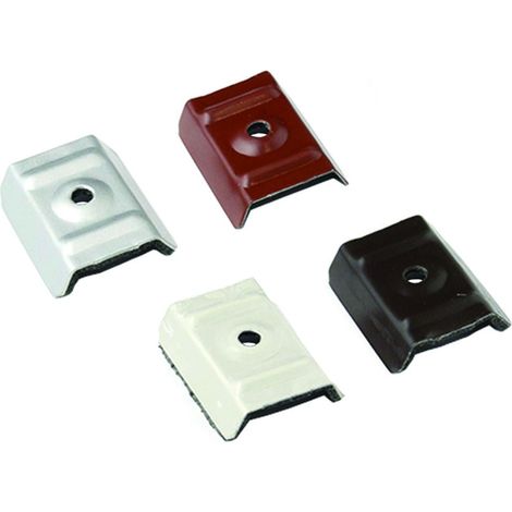 Cappellotto Coperture Gregate In Acciaio Zincato Greca Mm.15-19 Capp - mm.18/31x50x17 acciaio bianco RAL9002 - 100 pz