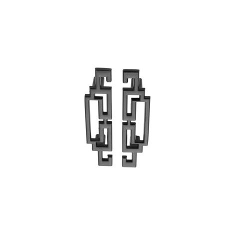 2PCS Poignées de Cuisine Noires Entraxe 64mm Longueur Totale 106mm Poignées de Meuble pour Salle de Bain Cuisine Chambre Tiroir Armoire Commode Placard (Vis inclus) (1/5)