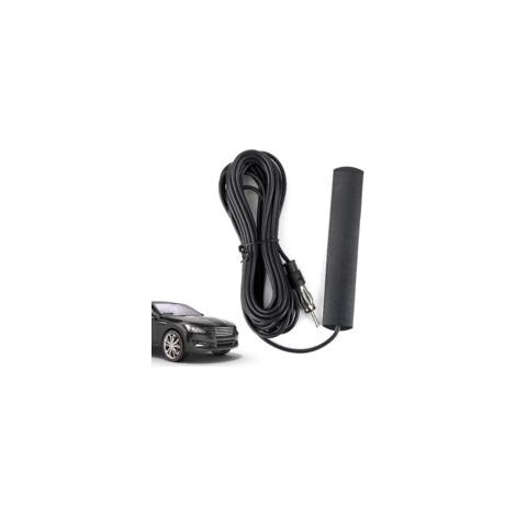 Geeignet für Lntyq Autoradioantennen, universelle FM-Autoantennen zum Selbstkleben, geeignet für Pkw, Lkw und Jeeps, kompatibel mit FM-Radios, HD-Verstärkern und Abspielgeräten, inklusive DIN-Steckera