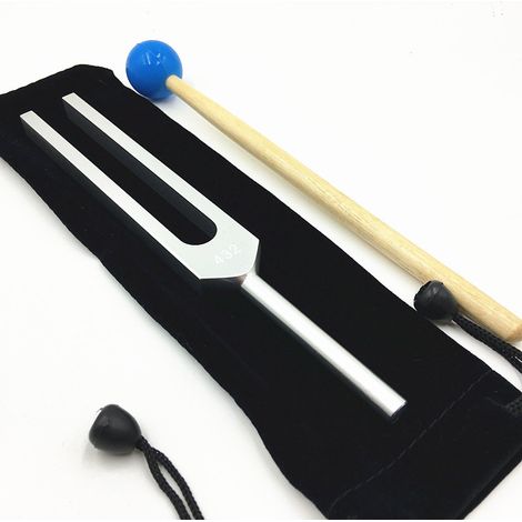 432 Hz Stimmgabel mit Tragetasche für die vollständige Heilung [qb]