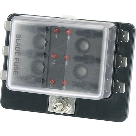 TRU COMPONENTS TC-R3-76-01-3L106 KFZ-Sicherungshalter mit Statusanzeige Passend für (Sicherungen) Fl
