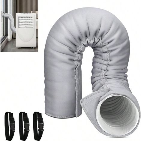 Manche d'isolation pour tuyau de climatiseur portable, housse isolante pour tuyaux de climatiseurs portables, adaptée pour tuyaux de diamètre 5 et 5,9. (1/5)