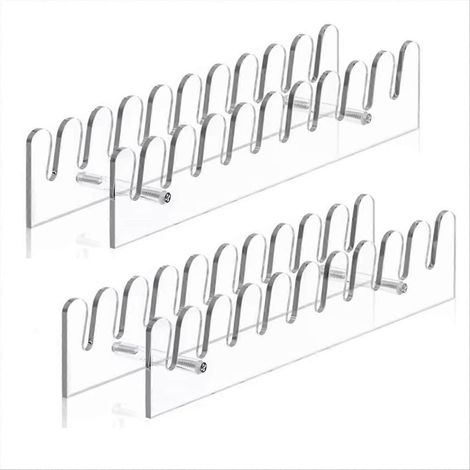 Set mit 2 multifunktionalen Acryl-Aufbewahrungsboxen für Baseballkappen (1/5)