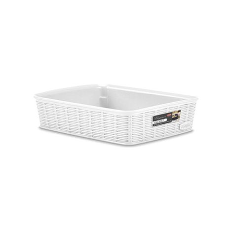 Cestino Elegance Bianco Cm 25X19 H 6 Stefanpl (1/2)