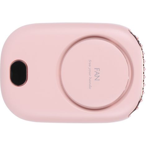 Mini ventilateur électrique portable rechargeable par USB, sans pales, à suspendre autour du cou, idéal pour les sports de plein air et les voyages (vert).