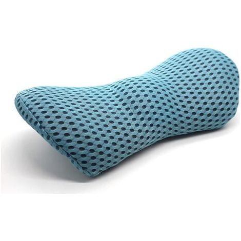 Oreiller lombaire, aide au sommeil, coussin lombaire, coussin de lit, oreiller de couchage incurvé, support de taille, support de voyage pour lit, accoudoir, canapé, siège de voiture (1/4)