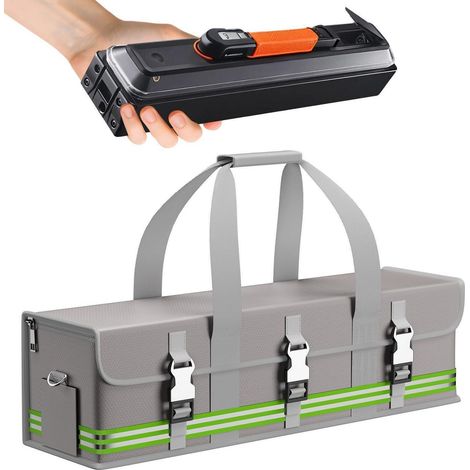 Feuerfeste E-Bike Akku Tasche, Lipo Safe Bag mit 8-Schicht-Brandschutz, 50x16x16cm (1/5)