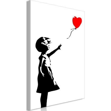 Tableau Petite Fille au Ballon (1 Partie) Vertical - 60 x 90 cm (1/4)