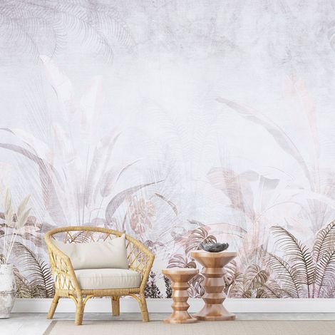 Papier peint panoramique - Plantes tropicales - 130 cm x 87 cm (1/4)