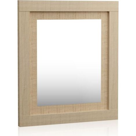 Espejo rectangular Kira Tofe - Textil 75cm (ancho) x 90cm (alto) (1/5)
