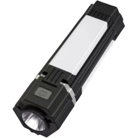 Lampes de camping pliables et rechargeables, Powerbank 3000 mAh, lampe torche portable 1500 lm, 5 modes d'éclairage LED pour tente, lampe de camping étanche et indispensable pour la randonnée, indispe (1/5)