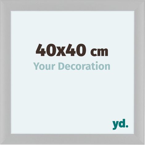 yd. - Cadre photo 40x40 - Blanc Mat - MDF - Como (1/5)