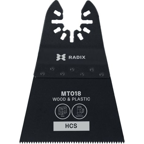 Lame multitool - Radix - HCS - 40 x 69 mm - 18 dents (1,4 mm) fraisées