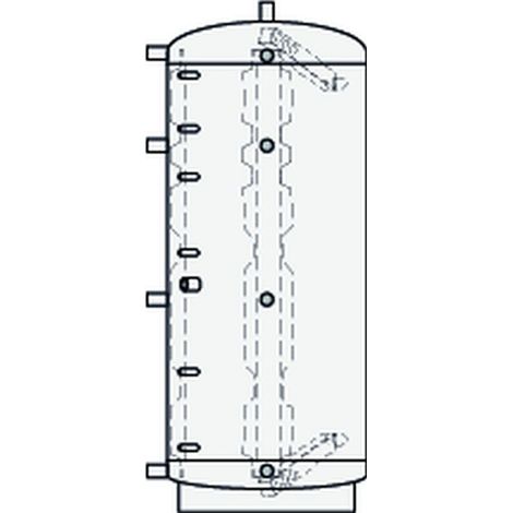 ETA Schichtpufferspeicher ETA SP 5000 Lt fuer Heizungswasser, 3 bar, 95C - 20650