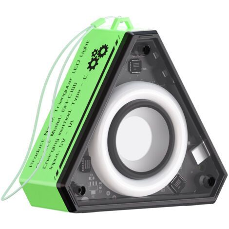 Veilleuse USB rechargeable portable, lampe de lecture LED pour bureau, veilleuse tactile pour chambres de bébé et chambres d'étudiant (verte) (1/4)