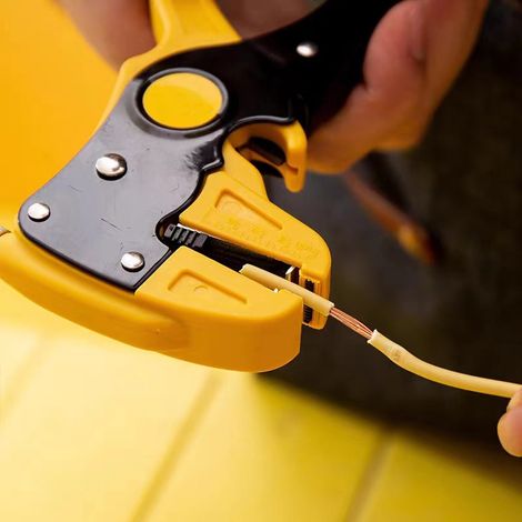 2-in-1-Abisolierzange, verstellbares Abisolierwerkzeug für Elektrokabel, Abisolierzange, Entenschnabelzange, Schneider und Zange für den Industrie- und Heimgebrauch