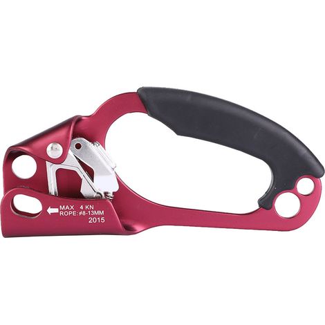 Protecteur de Main Droite d'Escalade pour Corde de 8-13mm - Rouge (1/5)
