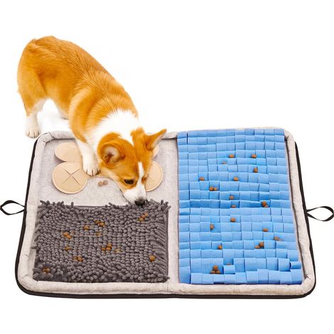 Tapis de Fouille Carré pour Chien, Jouet Interactif Pliable Chiot (1/5)