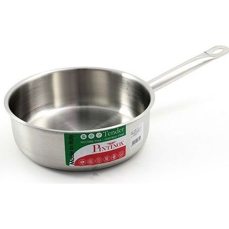 Casseruola media con un manico in acciaio inox Tender Cm.24