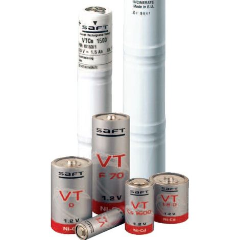 Cote lato batteria Saft 3 VRECs 1800