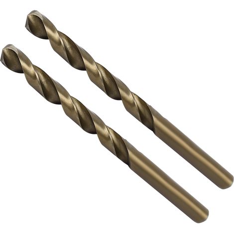 2 Pièces Forets Hélicoïdaux en Acier Rapide Cobalt Diamètre de 6,7 mm (1/5)