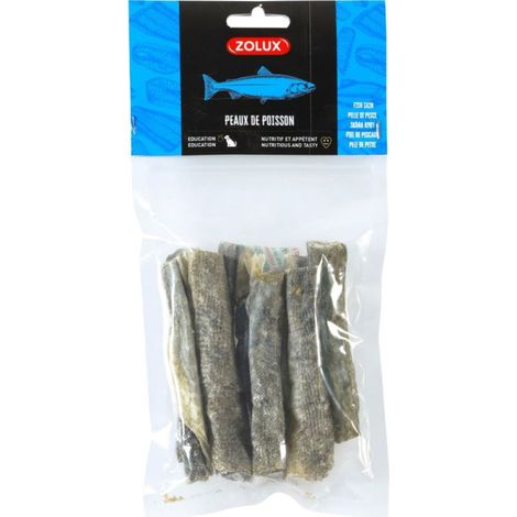 Peau de poisson 60 g friandises pour chien - zolux (1/3)
