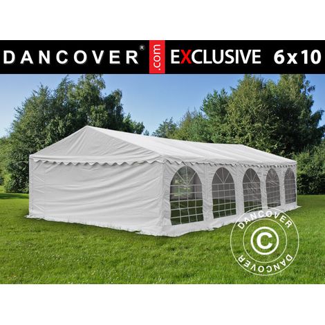 Carpa para fiestas Exclusive 6x10m PVC 900, Blanco - Dancover