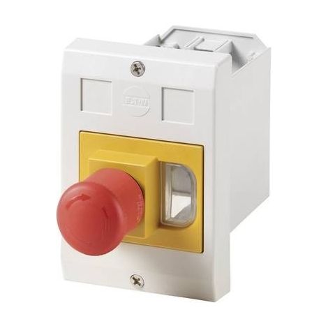 Eaton E-PKZ01-PVT 281636 Alloggiamento vuoto Incasso, con interruttore di emergenza (L x L x A) 129 x 90 x 176 mm Grigi (1/2)