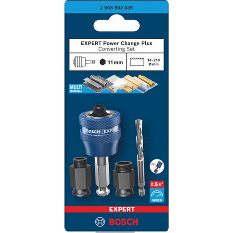Bosch EXPERT Power Change Plus Umrüst-S.,HEX Sch. 11mm,HSS-G, 7,15x45x85mm,2 Adapterm.