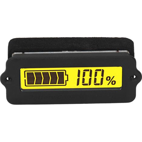 12-V-Auto-/Wohnmobilbatterietester, tragbarer digitaler Ladeanzeiger mit Voltmeter, Spannungspegelanzeige für Wohnmobile und Elektrofahrzeuge (1/5)