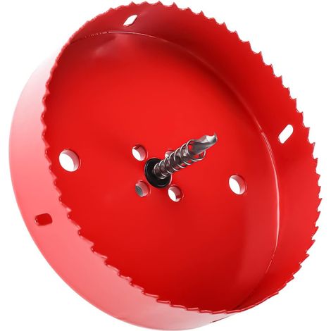 Bi-Metal Hole Saw Ø 150 mm with Center Drill Bit for Drilling 6" Holes (1/5)